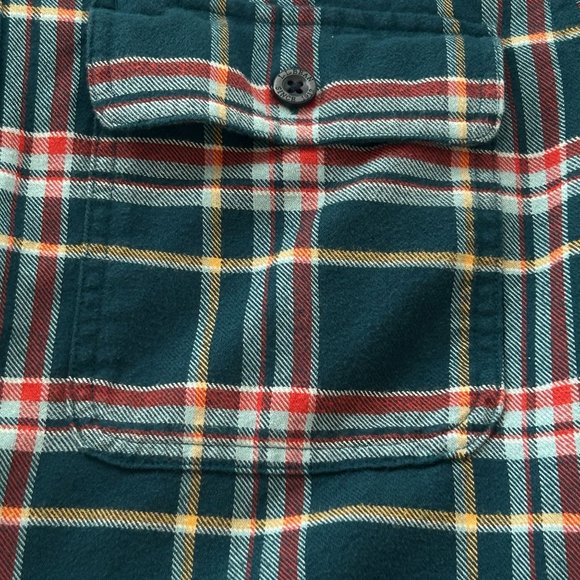 LL Bean Men Fleece Lined Shacket Size L Regular Traditional Fit Plaid Multicolor - Picture 7 of 12